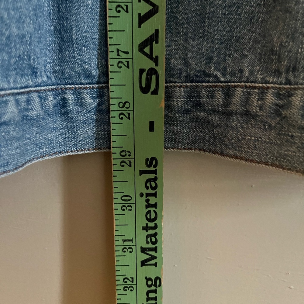 Classic 80’s Venezia Chambray Vintage Blue Denim Jacket - Picture 5 of 8